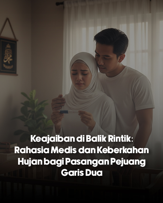 Rahasia Medis dan Keberkahan Hujan bagi Pasangan Pejuang Garis Dua
